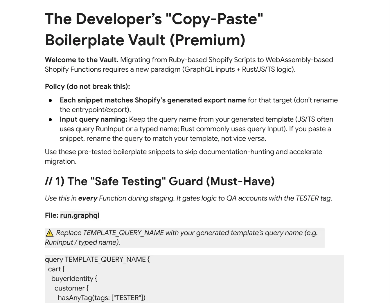 Real Boilerplate Preview